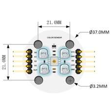 EF03047 Sensor de color TCS3200