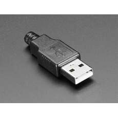 Vista frontal. Conector USB tipo A Adafruit 1387