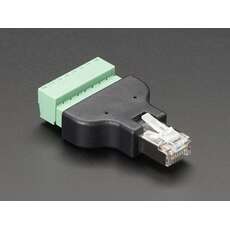 Conector RJ45 macho terminal tornillo 2913