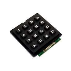 Teclado matricial alfanumérico rígido 4x4