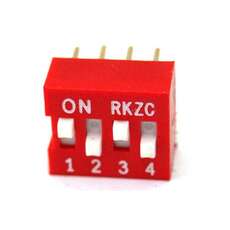 DIP switch de 4 contactos