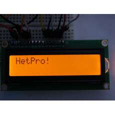 LCD 16x2 luz de fondo naranja