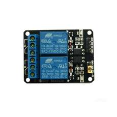 Vista frontal, Modulo relevador 2CH 12V