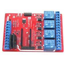 RSPA0002 Vista frontal. Shield de Potencia para Arduino Pro-micro-mini REV2.0