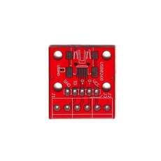 PCB adaptador miniUSB-pines TOP