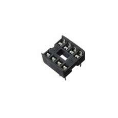 Vista frontal. Base para IC 8 pines