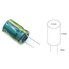 Capacitor electrolitico radial 6.8uF-50V