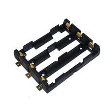 Porta baterias 18650 SMD 3 posiciones