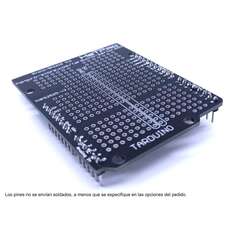 Tarduino tarjeta pre-perforada para Arduino UNO