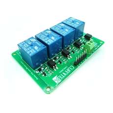 Tarjeta de relevadores 12V 4CH ópticamente aislado