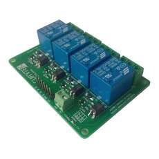 Tarjeta de relevadores 4 canales 5V ópticamente aislado