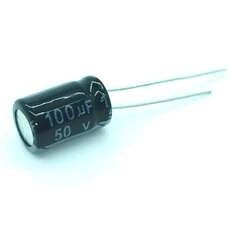 Capacitor electrolítico 100uF 50V