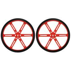 Llanta Pololu 90x10mm par Rojo 1436