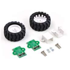 Kit de 2 llantas pololu N20 con encoder 1218