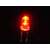 Vista frontal, LED ultrabrillante 3 mm ROJO