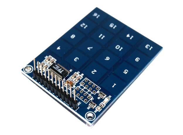 Teclado matricial touch pad TTP229 16 canales