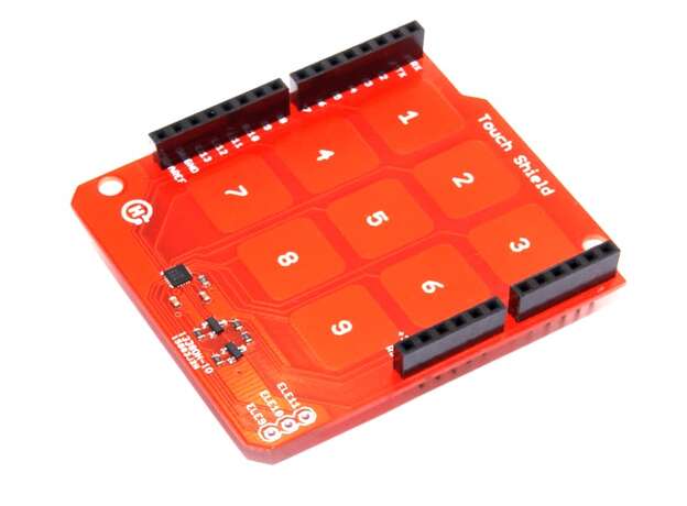 MPR121 shield teclado tactil 9 canales