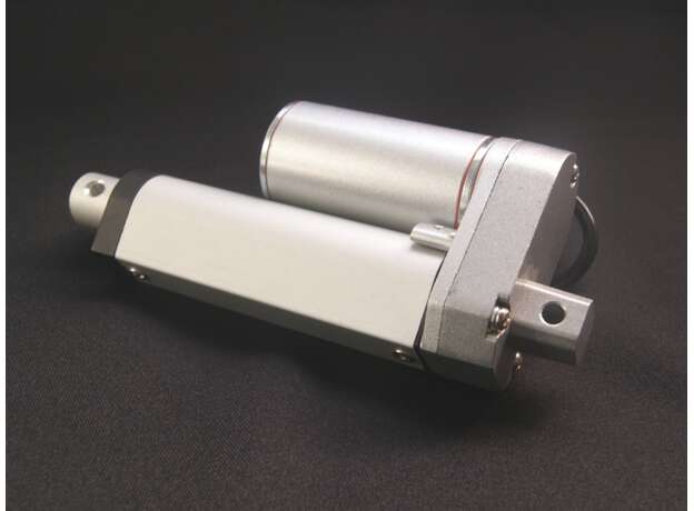 Vista diagonal, Actuador lineal 65mm 300N 24V