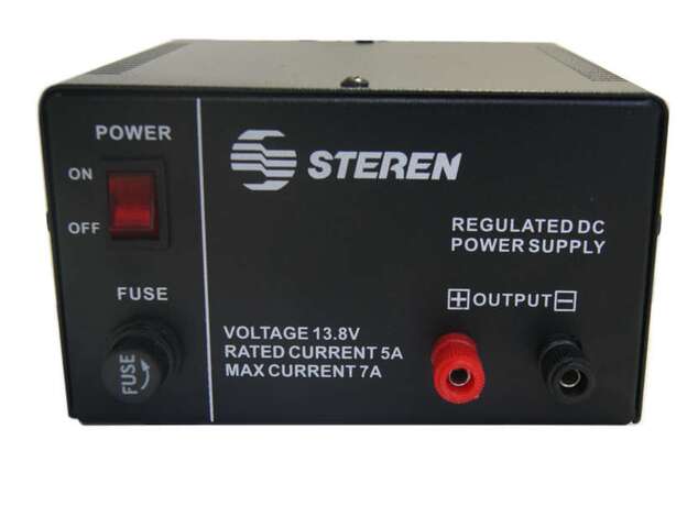 Fuente de poder reguladora de 13.8v de 5 a 7A
