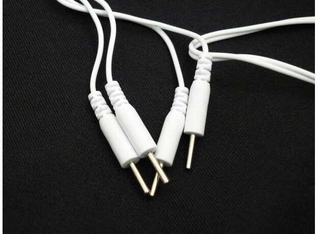 Vista frontal, Cable para electrodo TENS y EMS CAEL8915