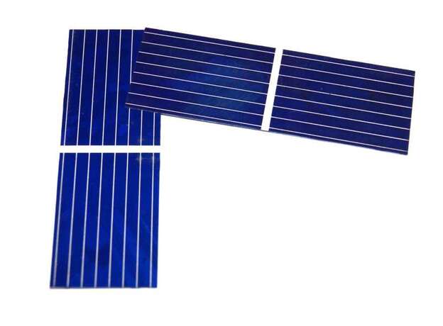 Celda solar policristalina 0.5V