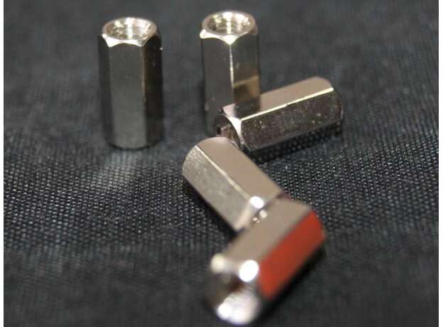 Espaciador H-H M3x8mm Nikel