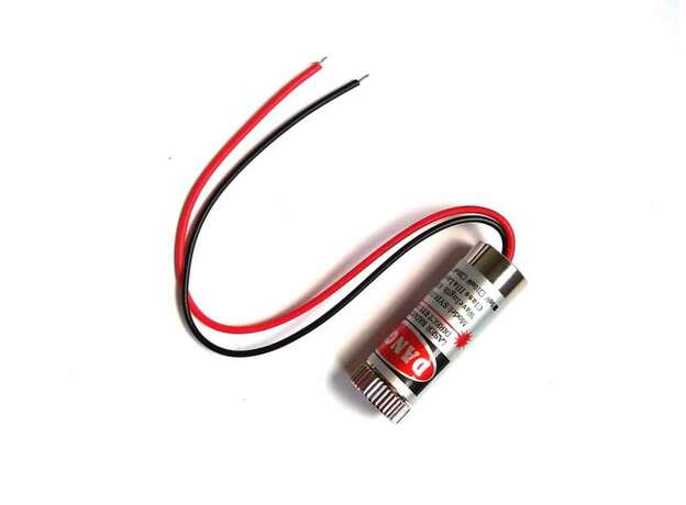 Módulo láser rojo ajustable 3-5V 5mW