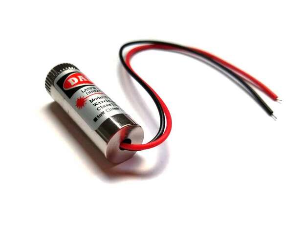Módulo láser rojo ajustable 3-5V 5mW