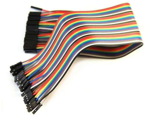 Cables jumper hembra-hembra 40 unidades