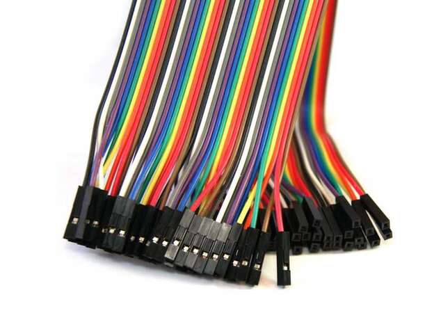 Cables jumper hembra-hembra 40 unidades