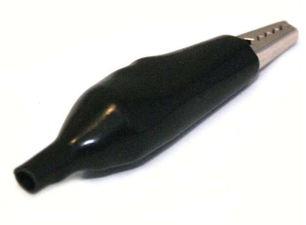 Conector caiman 4.3cm -5A negro