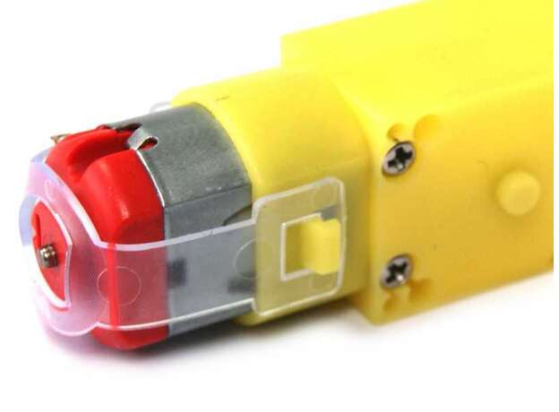 Motorreductor De Doble Eje Recto 100RPM 4.5Kg 3-6V