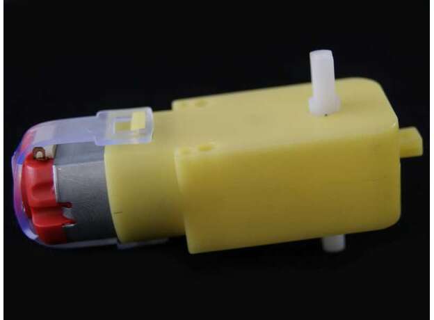 Motorreductor De Doble Eje Recto 100RPM 4.5Kg 3-6V
