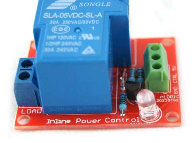 Tarjeta interfaz de potencia 250V 30A Relevador