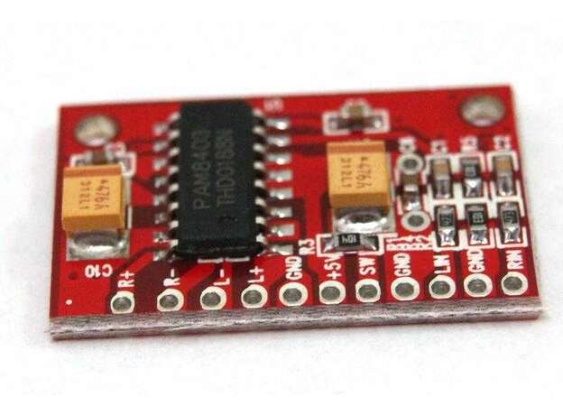 Amplificador de audio 3W PAM8403