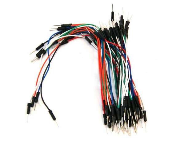 Cables dupont para protoboard macho-macho 60 unidades