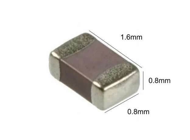 Capacitor 10pF 5% 50V 0603