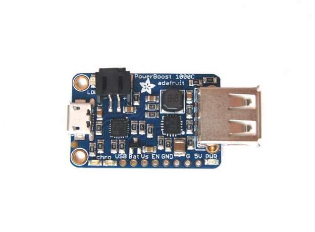 Vista frontal, PowerBoost 1000C