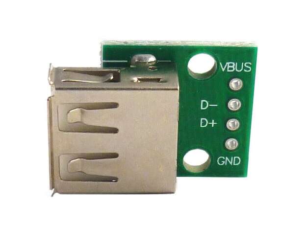 Convertidor USB macho a DIP