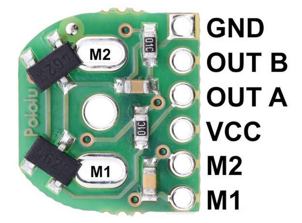 Encoder magnético para micro motorreductor 12 CPR 2.7-18V﻿