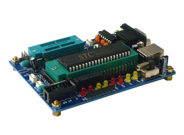 Tarjeta de desarrollo mini para el 8051