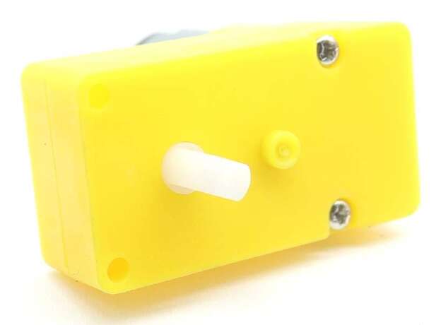 Foto del eje de plástico del motorreductor de 3V y 6V