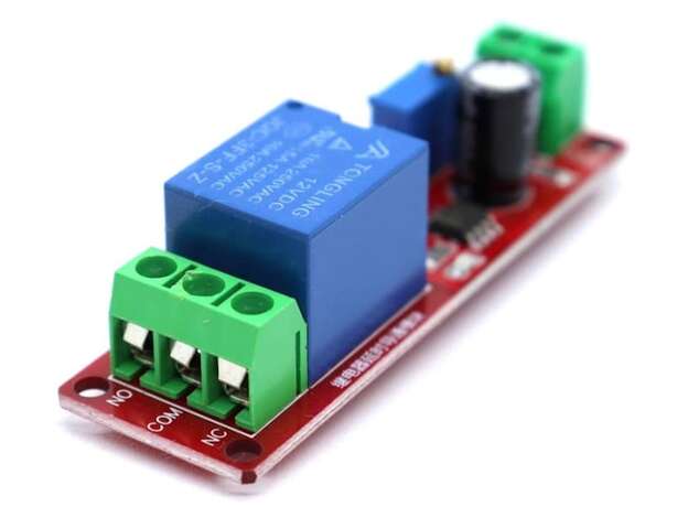 Modulo relevador temporizado 15A a 10 segundos