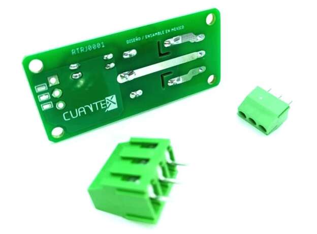 Tarjeta relevador 5VDC de 1 canal ópticamente aislado