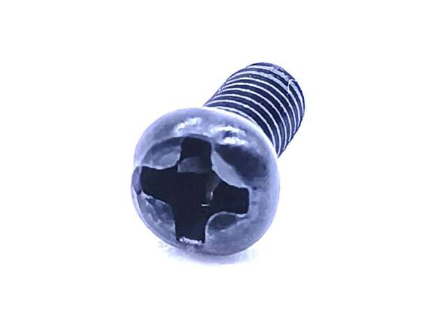 Tornillo Phillips cabeza redonda m3 color negro