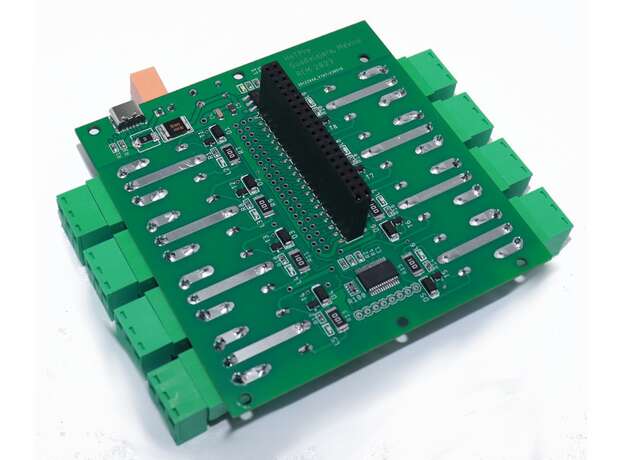Shield 8 relevadores para raspberry pi