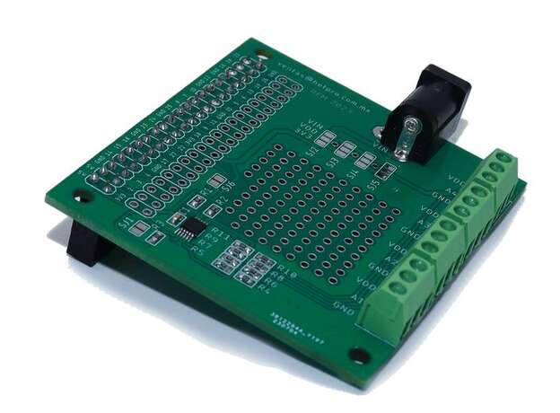 Shield adc de 0 a 10V para Raspberry PI 4