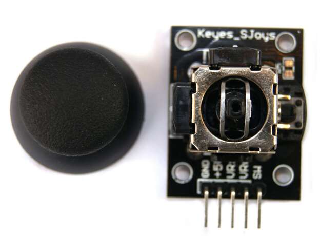 Joystick analógico 2 ejes y botón
