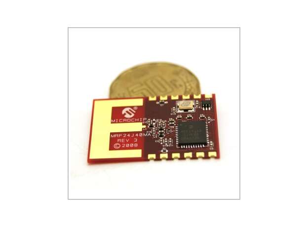 Transceptor de rf MRF24J40 microchip