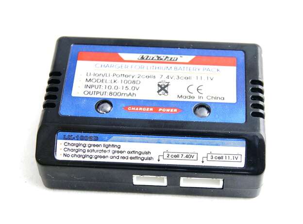 Cargador de baterias de LiPo Litio 2S 3S